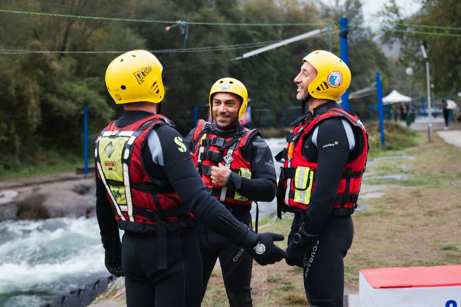 Kayak rental business owner reviewing insurance documents